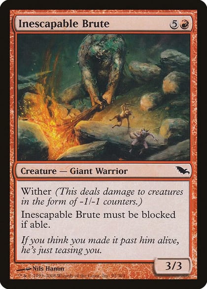 Inescapable Brute, Shadowmoor 95