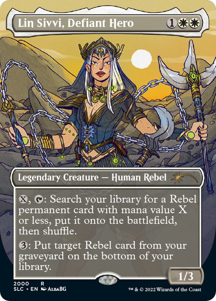 Lin Sivvi, Defiant Hero, Secret Lair Countdown Kit 2000