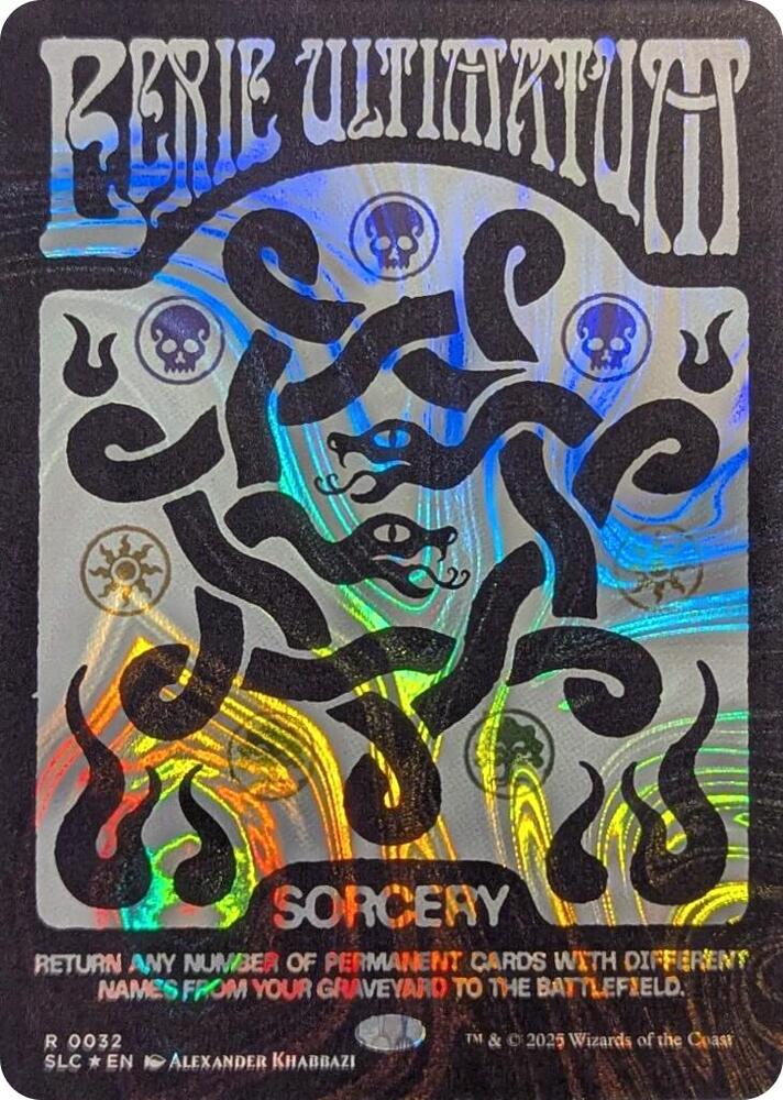 Eerie Ultimatum (Halo Foil), Secret Lair Countdown Kit 32