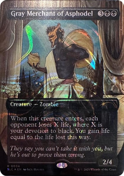 Gray Merchant of Asphodel (Halo Foil), Secret Lair Countdown Kit 34
