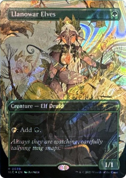 Llanowar Elves (Halo Foil), Secret Lair Countdown Kit 39