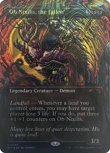 Ob Nixilis, the Fallen (Halo Foil), Secret Lair Countdown Kit 42