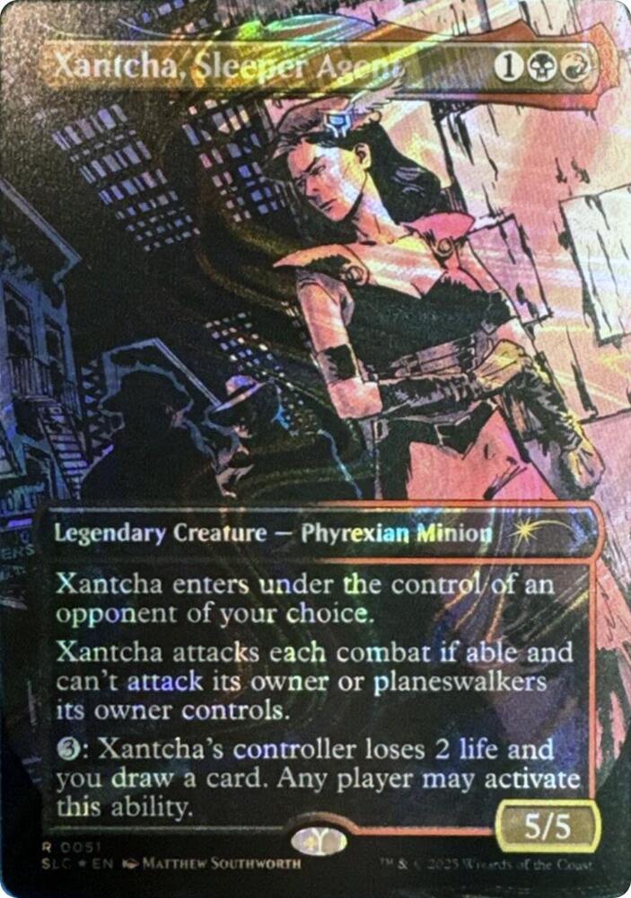 Xantcha, Sleeper Agent (Halo Foil), Secret Lair Countdown Kit 51