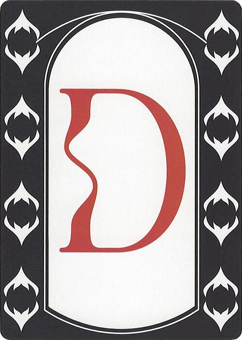 Letter Card - D, Secret Lair Countdown Kit #664108