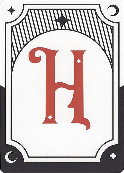 Letter Card - H, Secret Lair Countdown Kit #664112