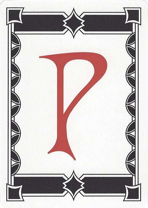 Letter Card - P, Secret Lair Countdown Kit #664120