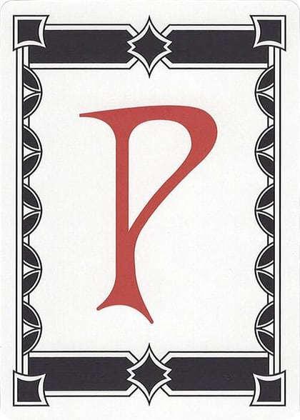 Letter Card - P, Secret Lair Countdown Kit #664120