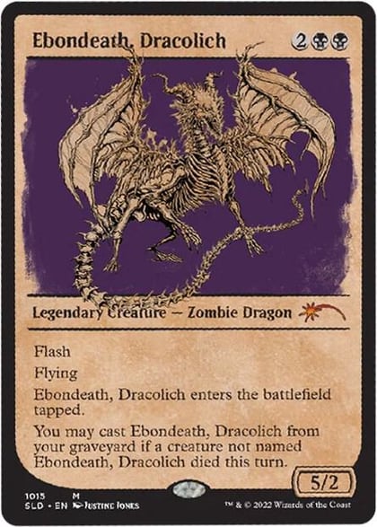 Ebondeath, Dracolich (Showcase), Secret Lair Drop Series 1014