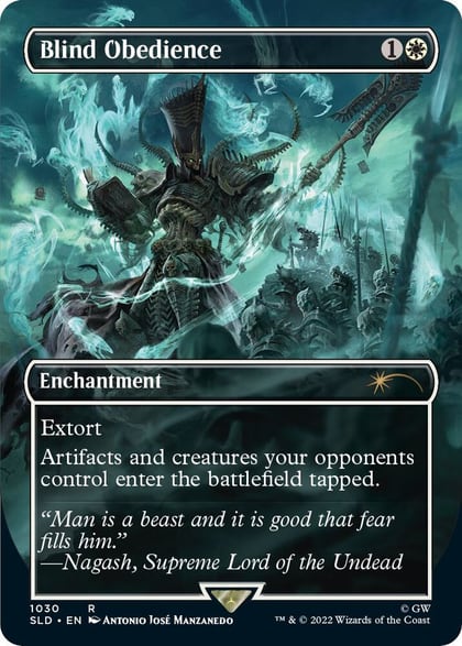 Blind Obedience (Borderless), Secret Lair Drop Series 1030