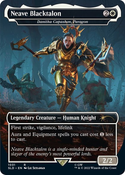 Neave Blacktalon - Danitha Capashen, Paragon (Borderless), Secret Lair Drop Series 1031