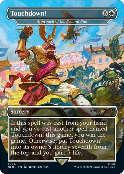 Touchdown! - Approach of the Second Sun (Borderless), Secret Lair Drop Series 1035