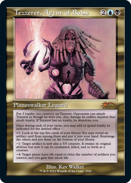 Tezzeret, Agent of Bolas (Retro Frame), Secret Lair Drop Series 1043
