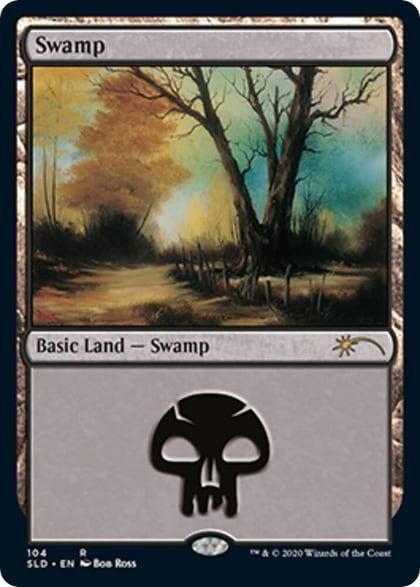 Swamp (104) (Bob Ross), Secret Lair Drop Series 104