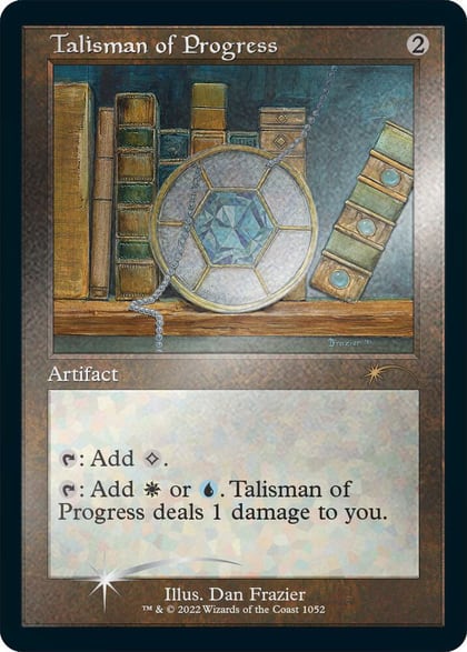 Talisman of Progress (Retro Frame) (Foil Etched), Secret Lair Drop Series 1052