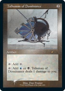 Talisman of Dominance (Retro Frame) (Foil Etched), Secret Lair Drop Series 1053