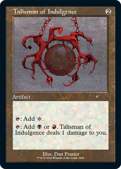 Talisman of Indulgence (Retro Frame), Secret Lair Drop Series 1054