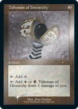 Talisman of Hierarchy (Retro Frame) (Foil Etched), Secret Lair Drop Series 1057