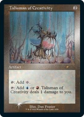 Talisman of Creativity (Retro Frame) (Foil Etched), Secret Lair Drop Series 1058