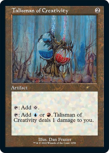 Talisman of Creativity (Retro Frame), Secret Lair Drop Series 1058