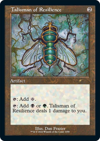 Talisman of Resilience (Retro Frame), Secret Lair Drop Series 1059