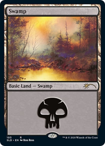 Swamp (105) (Bob Ross), Secret Lair Drop Series 105