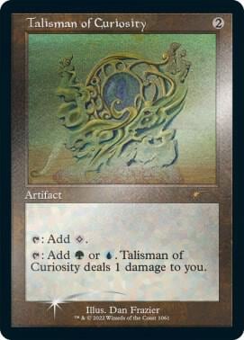 Talisman of Curiosity (Retro Frame) (Foil Etched), Secret Lair Drop Series 1061