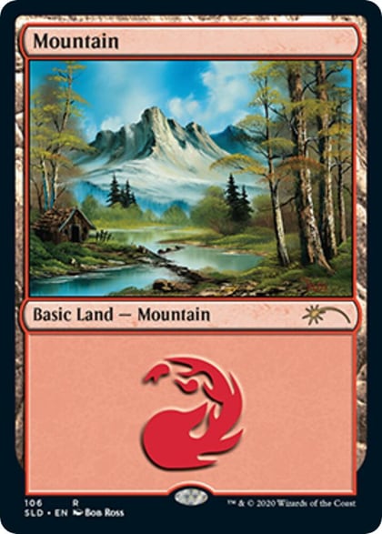 Mountain (106) (Bob Ross), Secret Lair Drop Series 106