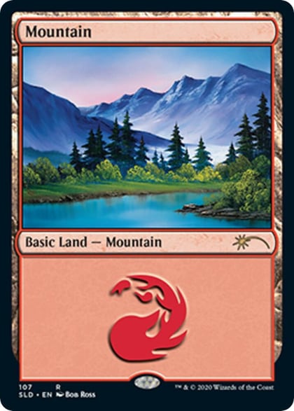 Mountain (107) (Bob Ross), Secret Lair Drop Series 107