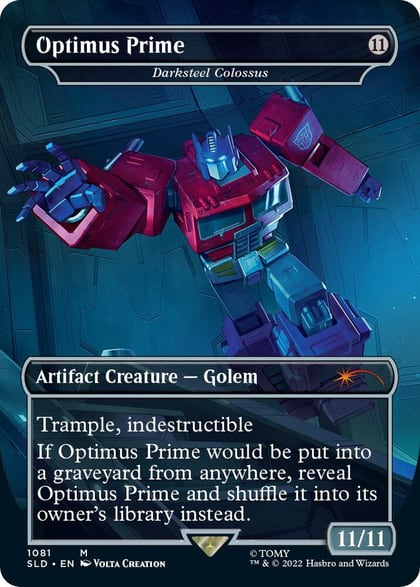 Optimus Prime - Darksteel Colossus, Secret Lair Drop Series 1081