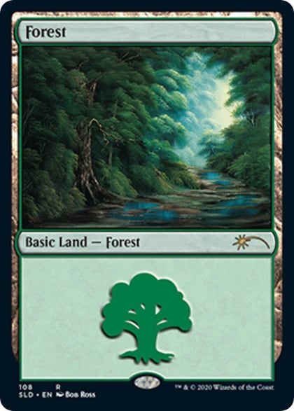 Forest (108) (Bob Ross), Secret Lair Drop Series 108