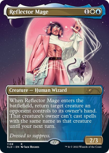 Reflector Mage (Borderless), Secret Lair Drop Series 1108