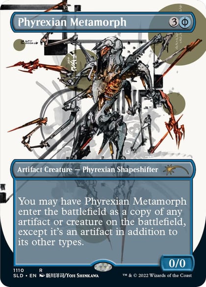 Phyrexian Metamorph (Borderless), Secret Lair Drop Series 1110
