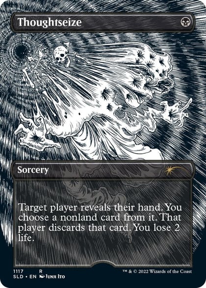 Thoughtseize (Borderless), Secret Lair Drop Series 1117