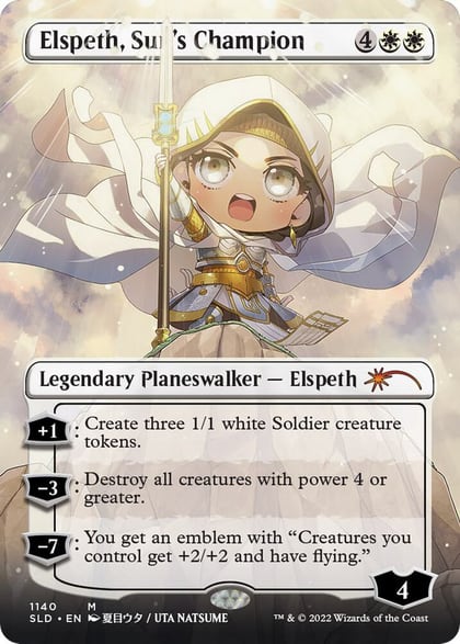 Elspeth, Sun's Champion (Borderless), Secret Lair Drop Series 1140