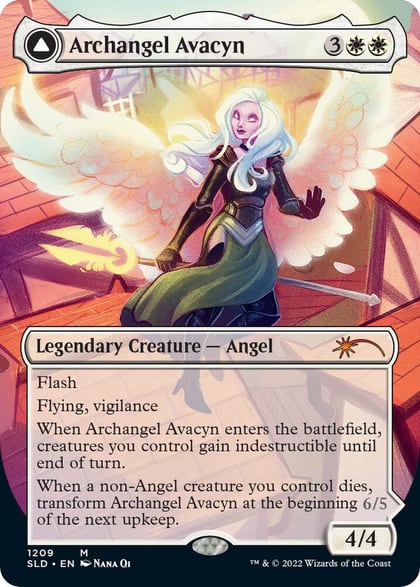Archangel Avacyn (Display Commander) - Thick Stock, Secret Lair Drop Series 1209