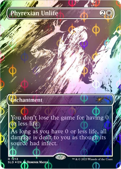 Phyrexian Unlife (Step-and-Compleat Foil), Secret Lair Drop Series 1213