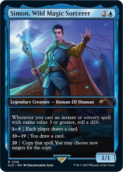 Simon, Wild Magic Sorcerer, Secret Lair Drop Series 1238