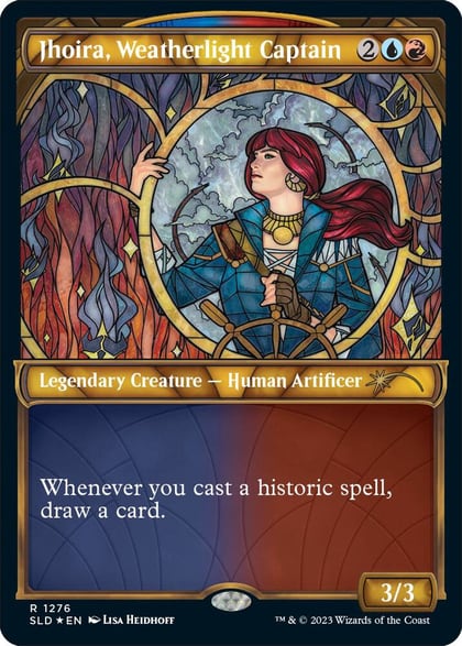 Jhoira, Weatherlight Captain (Halo Foil), Secret Lair Drop Series 1276