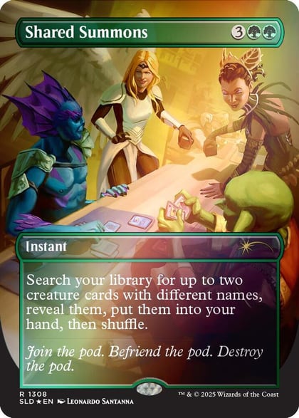 Shared Summons (Rainbow Foil), Secret Lair Drop Series 1308
