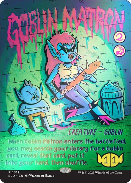 Goblin Matron (Rainbow Foil), Secret Lair Drop Series 1312