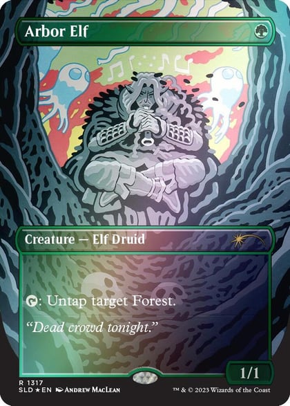 Arbor Elf (Rainbow Foil), Secret Lair Drop Series 1317