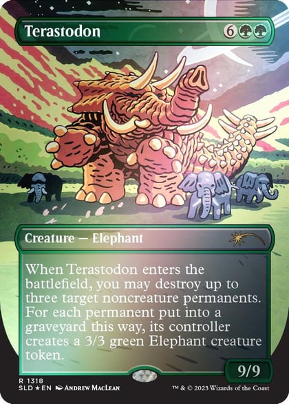 Terastodon (Rainbow Foil), Secret Lair Drop Series 1318