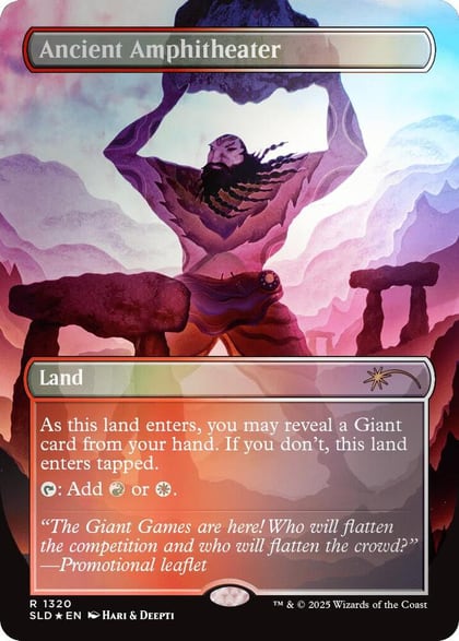 Ancient Amphitheater (Rainbow Foil), Secret Lair Drop Series 1320