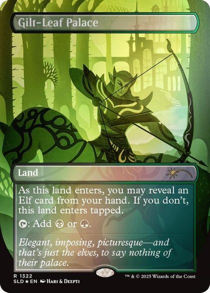 Gilt-Leaf Palace (Rainbow Foil), Secret Lair Drop Series 1322