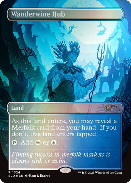 Wanderwine Hub (Rainbow Foil), Secret Lair Drop Series 1324