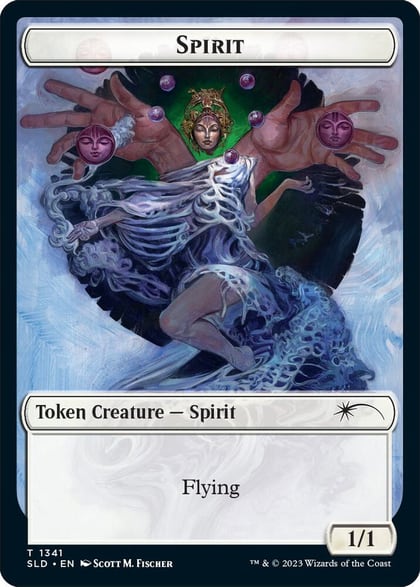 Spirit (SLD) // Angel Double-sided Token, Secret Lair Drop Series 1341 // 001