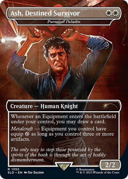 Ash, Destined Survivor - Puresteel Paladin, Secret Lair Drop Series 1352