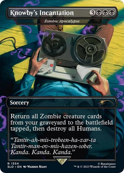 Knowby's Incantation - Zombie Apocalypse, Secret Lair Drop Series 1354