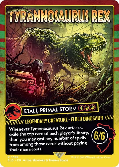 Tyrannosaurus Rex - Etali, Primal Storm, Secret Lair Drop Series 1389