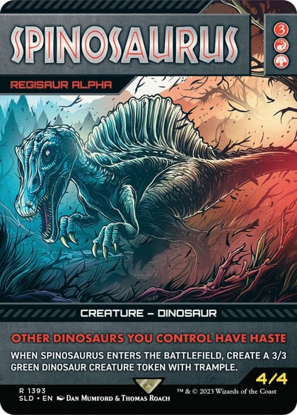 Spinosaurus - Regisaur Alpha, Secret Lair Drop Series 1393
